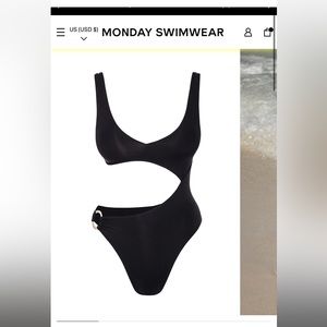 Monday swimwear St. Barth’ one piece-Black